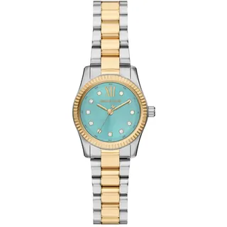 Michael Kors Lexington Watch für Damen, 26mm Quarz-Dreizeigerwerk mit Edelstahlarmband