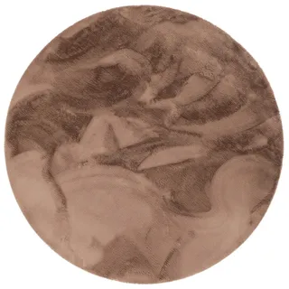 Pergamon Fellteppich 120 x 120 cm Braun