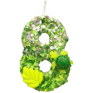 Generisch Geburtstagskerzen Kuchen,Schildkröten-Motiv Geburtstagskerze Zahlen,Hochzeitskerze,Partylite Kerzen,Geburtstag Zahl,Birthday Candles,Für Hochzeitstag,Jubiläum Und Partyfeier(H)