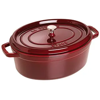 Cocotte 31 cm oval grenadine-rot