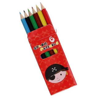 LG-Imports Colored pencils Pirate 6 pcs. (Assorted)