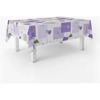 ECOMMERC3 Wachstuch, rund, Größe 140, rund, Stil, Haltbarkeit und einfache Reinigung für Ihren Tisch – Wachstuch-Tischdecke, schmutzabweisend und wasserdicht, Einfarbig