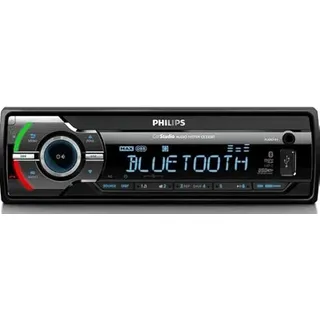 Philips CE235BT Car Radio Bluetooth + EDR - Autoradio, Freisprecheinrichtung, MP3-Player und USB/SDHC, Equalizer, Digitales Auto-Tuning, Plug & Play (FM/AM)