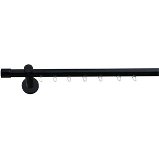 OTTO home »TANBUL« Gr. 1, schwarz, L:120cm Ø:20mm, Gardinenstangen, Gardinenstange, Innenlauf Komplett-Set inkl. Gleitern und Montagematerial,