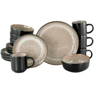 CreaTable Nordic Fjord Kombiservice 16-tlg. beige