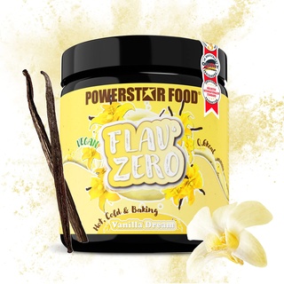 Powerstar Food FLAV’ ZERO Geschmackspulver & 250g Dose, Vanilla Dream