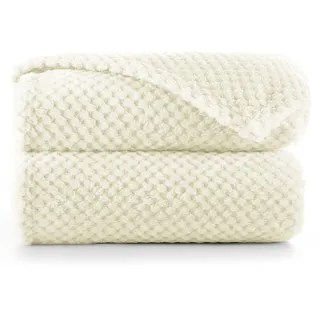 DecoKing Kuscheldecke 150 x 200 cm Ecru