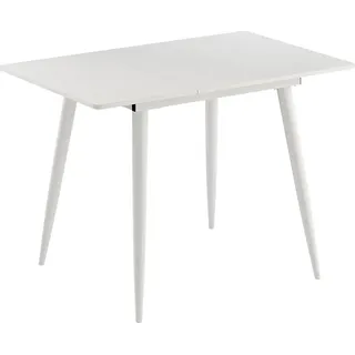 Esstisch Vicco Beaver Weiß 80 x 70 cm ausziehbar, Model 51775 - Weiß