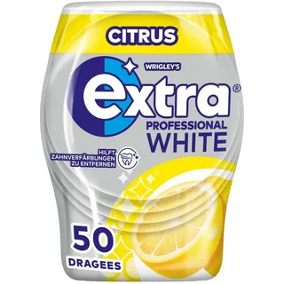 Extra® PROFESSIONAL WHITE CITRUS Kaugummis 50 Dragees