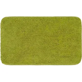 Grund Badteppich , Grün , Textil , Abstraktes , rechteckig , 80x140 cm , Oeko-Tex® Standard 100, Made in Europe , für Fußbodenheizung geeignet, rutschfest , Heimtextilien, Badtextilien, Badematten