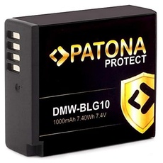 Bild Protect DMW-BLG10 E Kamera Akku (1000mAh) mit NTC Sensor und V1 Gehäuse