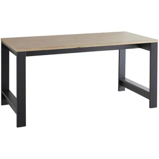 Innostyle Schreibtisch Jasmin grau / Eiche