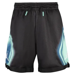 Schwarze Herren Sportshorts mit Kordelzug und Stickerei kaufen - Schwarz