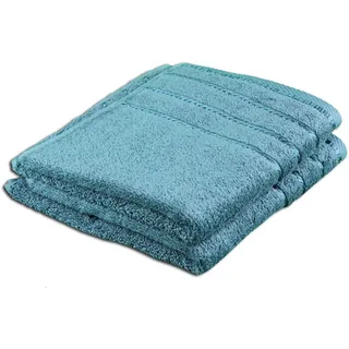 Gözze - Handtuch-Set, 2er-Set, Berlin, 100% Baumwolle, 50 x 100 cm - Petrol