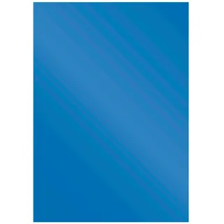 Fellowes Chromolux Deckblatt, glänzend, Blau 100 Stück,