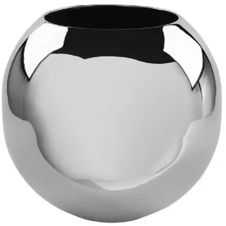 Fink »MOON« Kugelvase, Tischvase aus Metall, vernickelt,