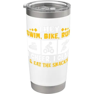 Triathlon Support Crew Triathlon Trainingsplan Doppelwandiger Edelstahl-Thermobecher