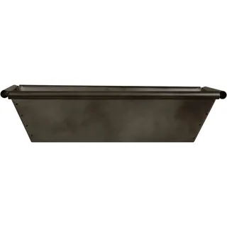 Zink-Blumenkasten Blacklook 20 cm x 40 cm x 11cm