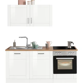 kochstation Küchenzeile KS-Tinnum 180 cm weiß