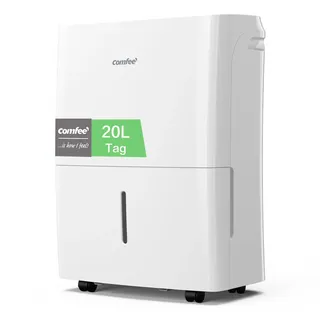 Midea Comfee Luftentfeuchter 20L/24h,Raumgröße ca.100m3(40m2),APP-fähig,Smart modu,Timer 24H,Wassertank 3L,Gegen Feuchtigkeit,MDDF-20DEN7-WF