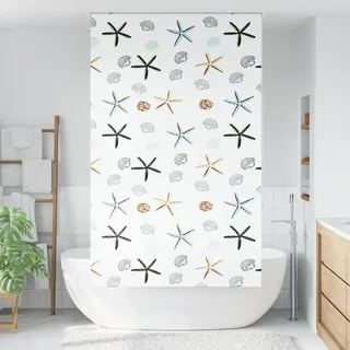 vidaXL Duschrollo 130x240 cm Stoffbreite 126 cm