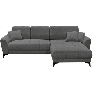 CARRYHOME Ecksofa Anthrazit - 281x189 cm