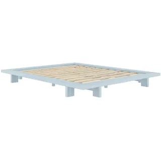 Karup Design »JAPAN BED Bodenbett, Holzrahmen, Futonbett, Jugendbett, Holzbett«, Massivholzbett mit Lattenrost, Kiefer massiv, Doppelbett ohne Kopfteil