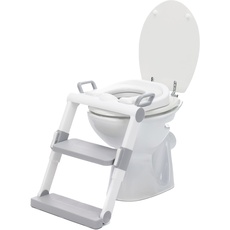 Fillikid Toilettentrainer »Toilet-Trainer, weiß/grau«, grau