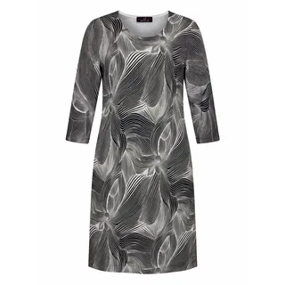 Strickkleid Rundhals-Ausschnitt Emilia Lay schwarz