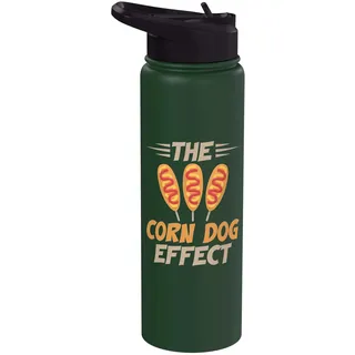 Der Corn Dog-Effekt Corn Dog Stainless Steel Insulated Water Bottle