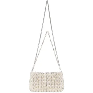 Faletony Damen Clutch Luxus Perlen Abendtasche Brauttasche Elegant Handtasche Luxus Geldbörse Umhängetasche für Hochzeit Abendparty Tanzparty Geburtstag