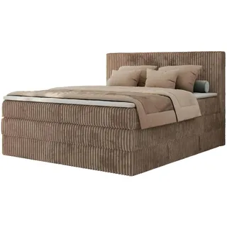 MKS Meble Tiliano King 180 x 200 cm H3 Braun