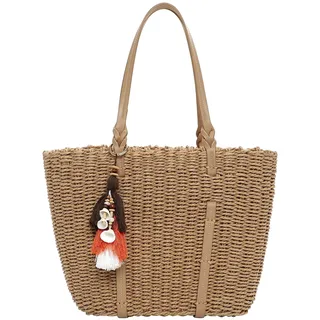 SURI FREY Nandy Shopper Synthetik Taupe