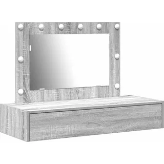 vidaXL Schminktisch mit Schubladen Grau 100 x 40 x 70 cm Holzwerkstoff - Grau