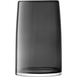 LSA International Stems Vase/Laterne/Pflanzgefäß, Glas, Grey, H42cm