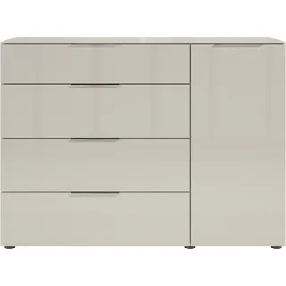 Kommode HARPER BELEM BHT 135x99x40 cm beige Sideboard Bürokommode Anrichte - Grau