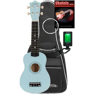 Classic Cantabile US-50 BL Sopran-Ukulele Blau Set