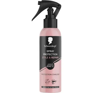 Schwarzkopf SCHWARZKOPF, Protection Spray 230°C, Style & Repair, Hitzeschutz, Formel mit Aprikosenkernöl, vegan, Styling und Pflege, wärmeempfindliches Haar, Spliss Spitzen, 150 ml