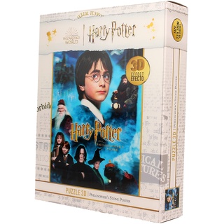 Harry Potter 3D Puzzle Lentikular Philosopher ́s Stone 100 Puzzleteile, Bildformat 20 x 16 cm, von SD Toys