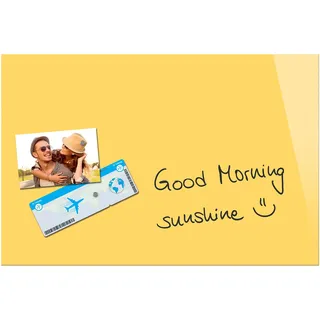 Sigel Be!Board® Glas-Magnettafel 60,0 x 40,0 cm sonnengelb