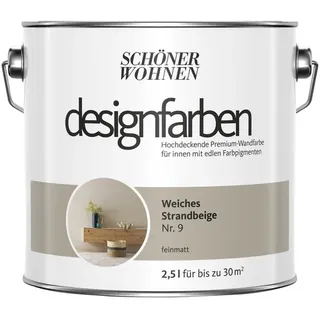 Schöner Wohnen Designfarben Weiches Strandbeige matt 2,5 l