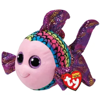 TY Beanie Boos 24cm Glubschi Flippy Fisch multicolor Stofftier M Plüschtier - Bunt