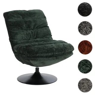 Loungesessel HWC-Q29, Cocktail-/Polster-/Relaxsessel Sessel drehbar Stoff Chenille (470g/m2) Öko-Tex