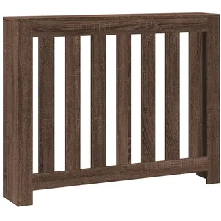 vidaXL Heizkörperverkleidung Braun Eiche 104x20x82 cm Holzwerkstoff - Braun