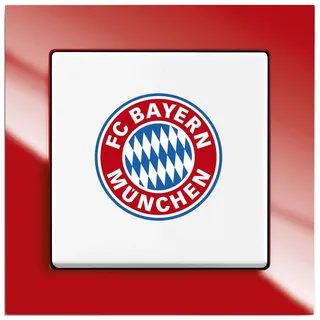 Busch-Jaeger Wechselschalter 2000/6UJ/03 Fanschalter FC Bayern München, 1012-0-2201