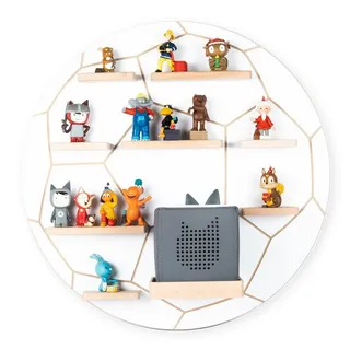 BOARTI Kinderregal Fußball 90 x 20 cm Holz weiß