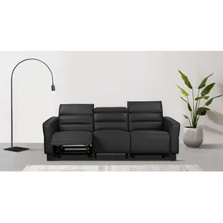Home Affaire »Carpari, 224cm, manuelle od. elektrische Relaxfunktion in 2 Sitzen« mit USB-A/C, Kopfteilverstellung, Echtleder, Kunstleder, Webstoff,
