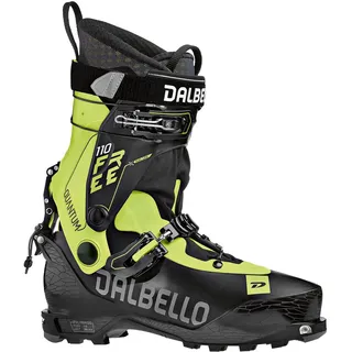Dalbello Quantum Free 110 Unisex Skischuhe Schwarz/Yellow 30,5