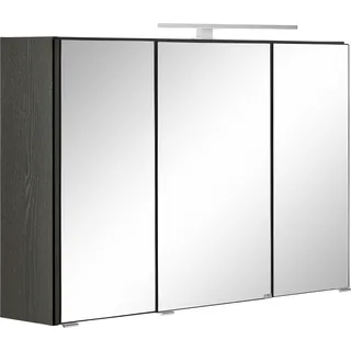 WELLTIME Ohio 100 cm grau mit LED Beleuchtung