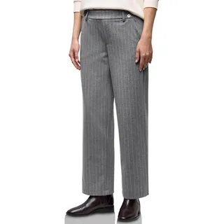 Street One Straight Leg Hose Dark Pelican Grey Mel. 36